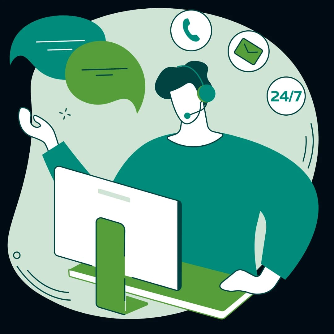 Business team reviewing digital marketing analytics