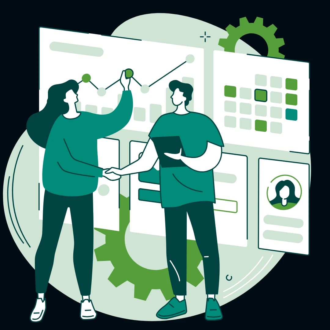 Notebook and laptop showing copywriting notes and headline testing